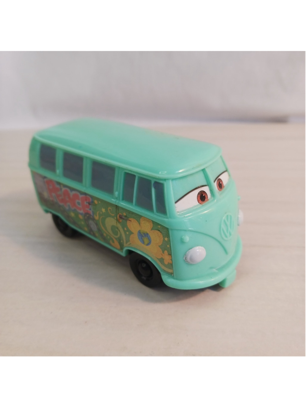 Disney Pixar Cars Fillmore VW Van Hippie Bus McDonalds 2006 Happy Meal Toy